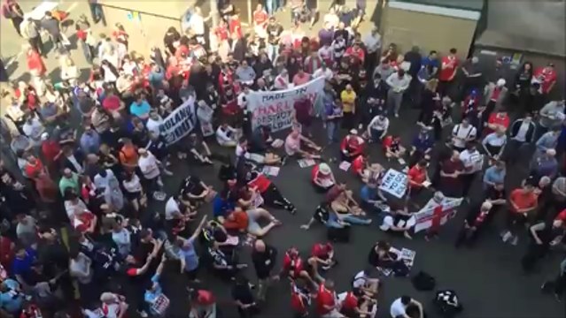 Charlton Fans Staging A Protest And Stopping Officials Cars From Entering The Car Park