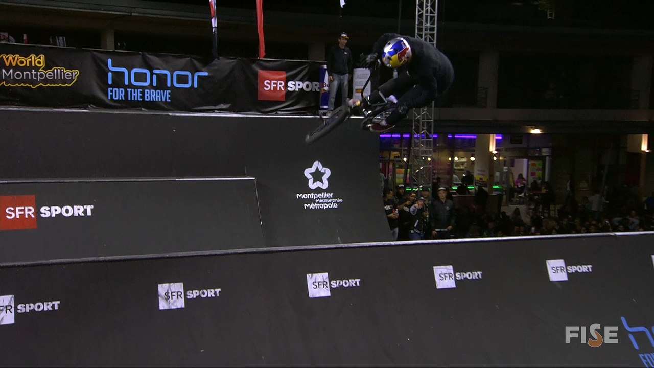Konstantin Andreev -Best tricks winner - Double Tailwhip to Footjam whip to Barspin - FISE World Montpellier 2016