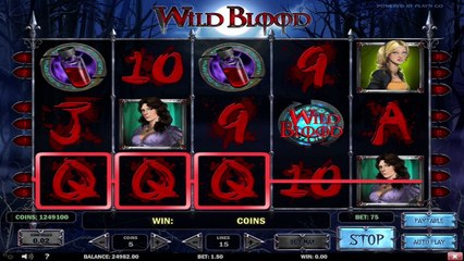Wild Blood ilmainen kasino kolikkopeli Play n Go Video Esikatselu