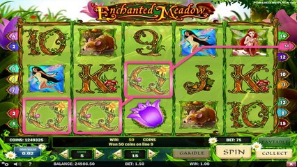 Enchanted Meadow ilmainen kasino kolikkopeli Play n Go Video Esikatselu