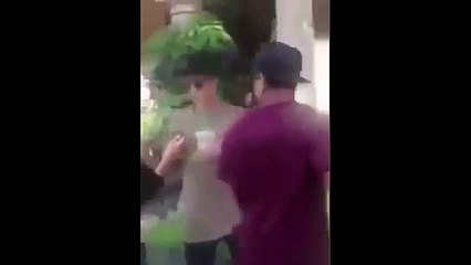 Justin Bieber Pushes Girl Fan Away