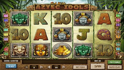 Aztec Idols ilmainen kasino kolikkopeli Play n Go Video Esikatselu