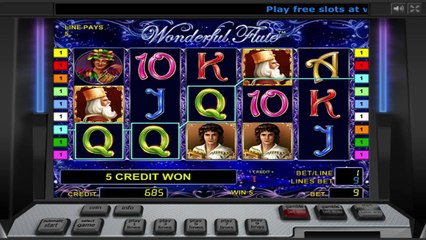 Wonderful Flute ilmainen kasino kolikkopeli Novomatic Video Esikatselu