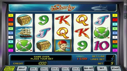 Sharky ilmainen kasino kolikkopeli Novomatic Video Esikatselu