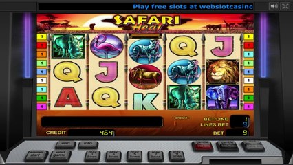 Safari Heat ilmainen kasino kolikkopeli Novomatic Video Esikatselu