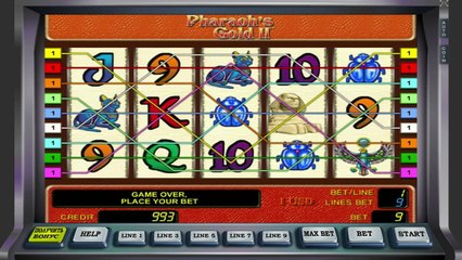 Pharaoh's Gold II ilmainen kasino kolikkopeli Novomatic Video Esikatselu