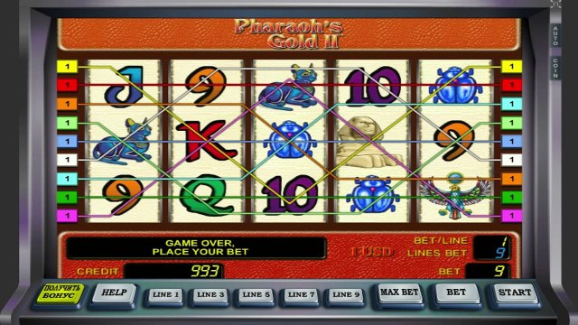 Pharaoh's Gold II ilmainen kasino kolikkopeli Novomatic Video Esikatselu