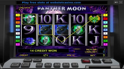 Panther Moon ilmainen kasino kolikkopeli Novomatic Video Esikatselu