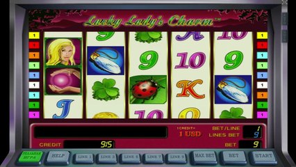 Lucky Lady's Charm ilmainen kasino kolikkopeli Novomatic Video Esikatselu