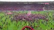 Middlesbrough Fans Celebrate Promotion To The Premier League With Pitch Invasion!