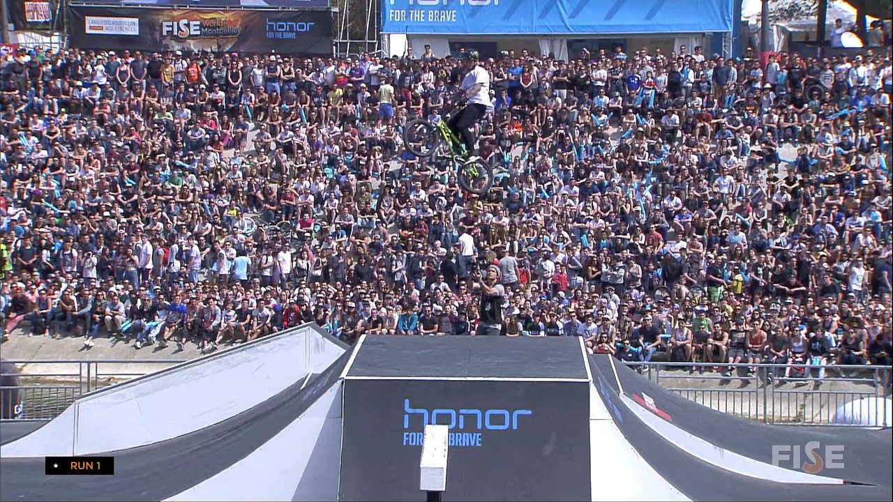 Alex Coleborn - 1st Semi Final UCI BMX Freestyle Park World Cup- FISE World Montpellier 2016