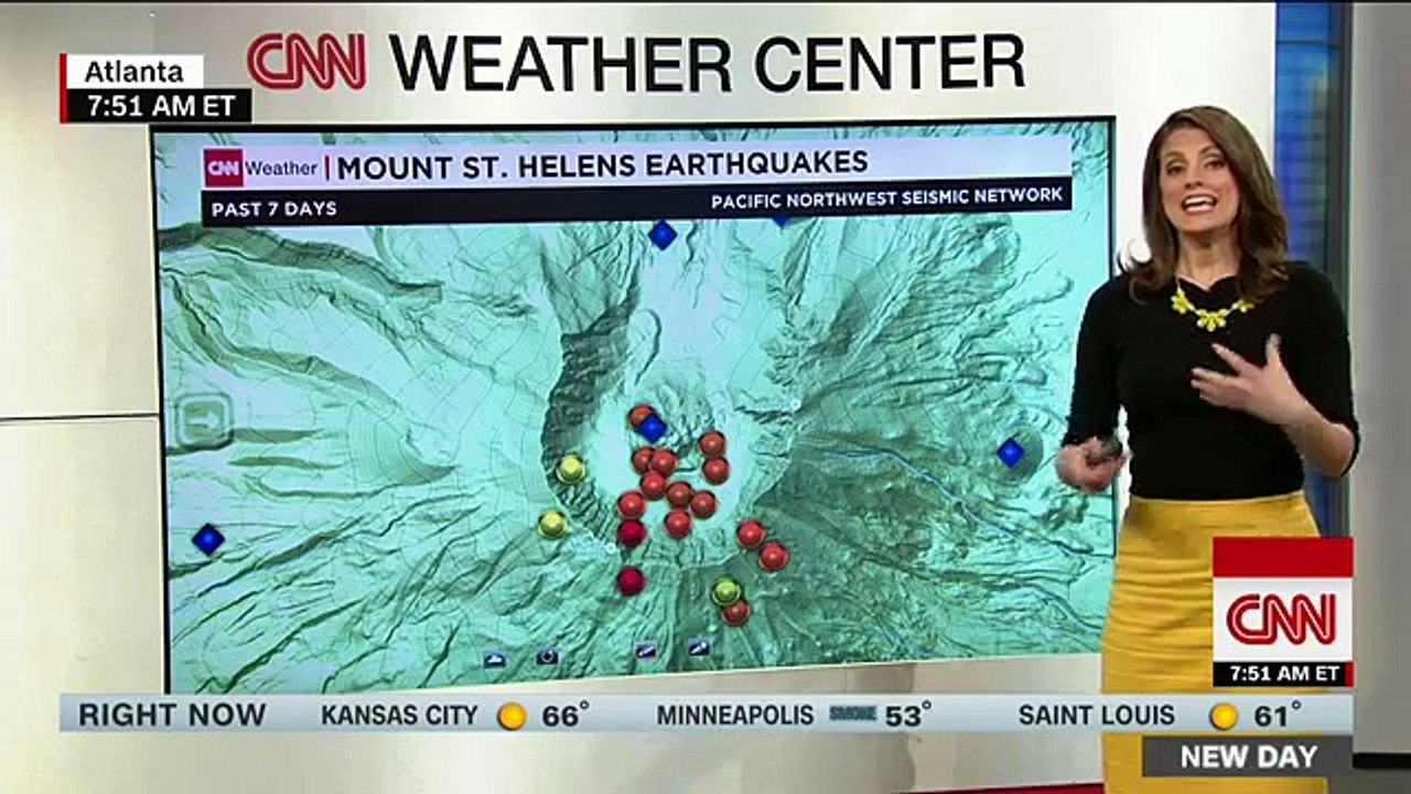 Swarm of earthquakes strike Mount St. Helens