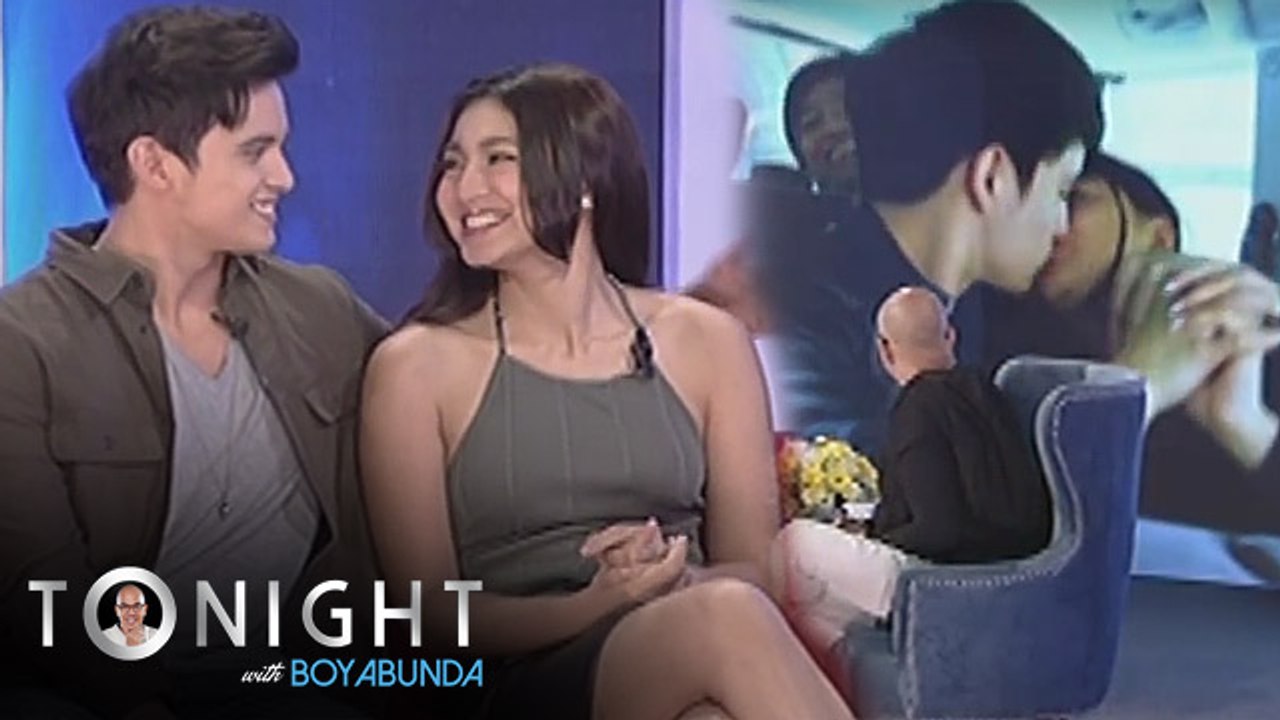 TWBA: James Reid and Nadine Lustre caught on cam kissing