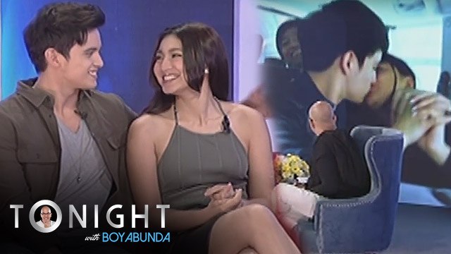 TWBA: James Reid and Nadine Lustre caught on cam kissing