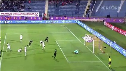 Umar GOAL (2:3) Osmanlispor vs Bursaspor (2016.05.07)