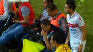 هدف الزمالك الثانى| احمد حمودى| الزمالك 2-0 غزل المحله| الدورى المصرى الممتاز 2015/2016| الاسبوع السابع و عشرون