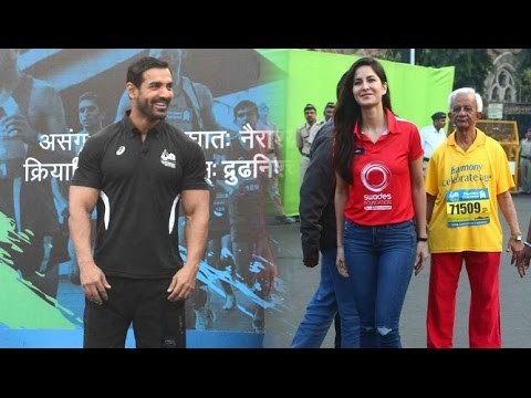 Standard Chartered Mumbai Marathon 2016 | Katrina Kaif, John Abraham