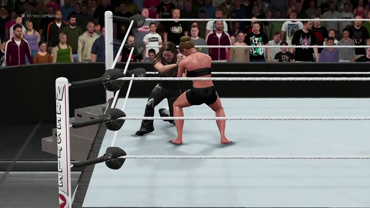 WWE 2K16 - Ronda Rousey vs Stephanie Mcmahon