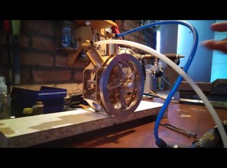 2016-05-07 - First time the Marchetti engine works!