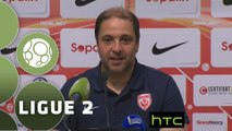 Conférence de presse AS Nancy Lorraine - Evian TG FC (1-0) : Pablo  CORREA (ASNL) - Romain REVELLI (EVIAN) - 2015/2016