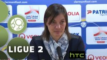 Conférence de presse Clermont Foot - Stade Brestois 29 (2-0) : Corinne DIACRE (CF63) - Alex  DUPONT (BREST) - 2015/2016