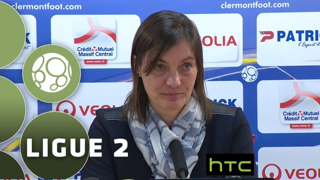Conférence de presse Clermont Foot - Stade Brestois 29 (2-0) : Corinne DIACRE (CF63) - Alex DUPONT (BREST) - 2015/2016