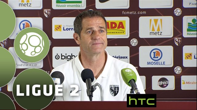 Conférence de presse FC Metz - Tours FC (2-1) : Philippe HINSCHBERGER (FCM) - Marco SIMONE (TOURS) - 2015/2016