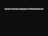 [Read Book] Ionian Cruising Companion (Wiley Nautical) Free PDF