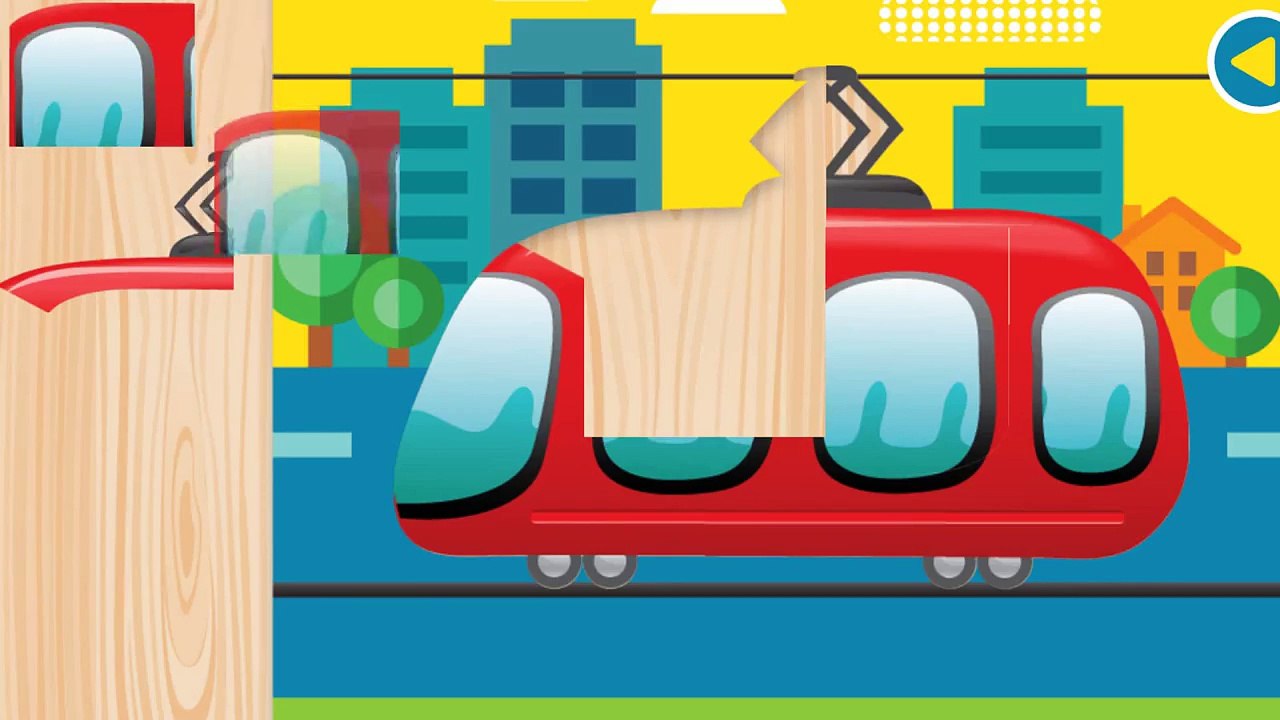 Cars Puzzle for Toddlers - Transport for Kids. Мультик про машинки - Техника