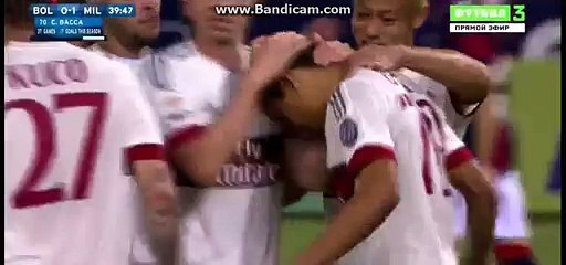 Half Time Goals - Bologna 0-1 AC Milan 07-05-2016