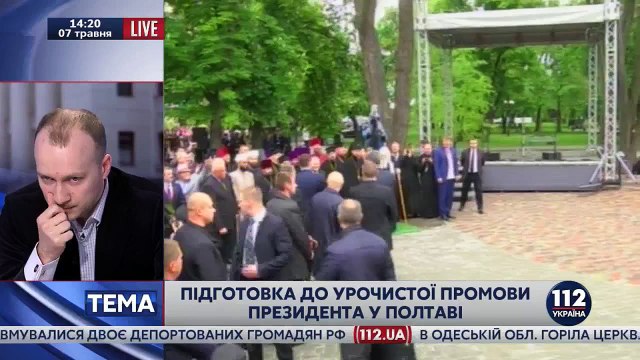 Порошенко принял участие в церемонии открытия памятника Мазепе в Полтаве, - полное видео 07.05.2016