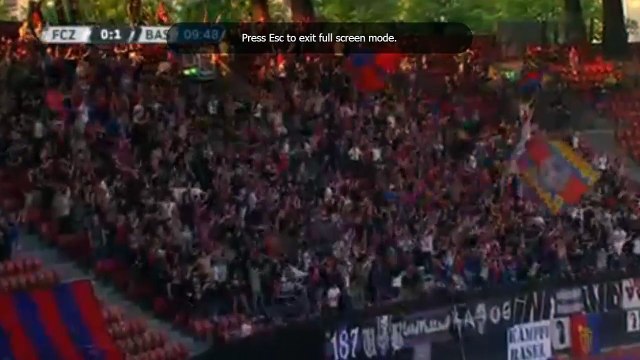 Matias Delgado Amazing Goal - FC Zurich vs FC Basel - Swiss Super League 07-05-2016 HD