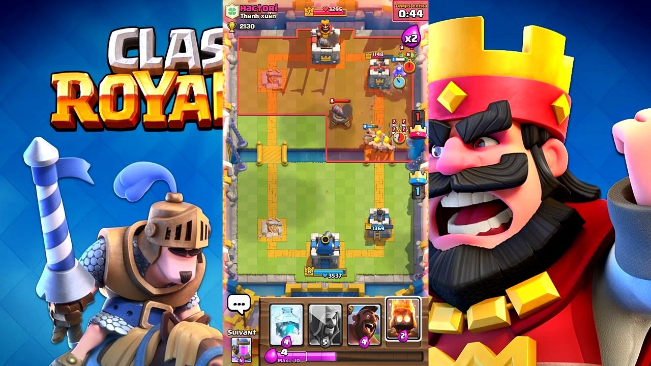Clash Royale - ARENE 6 a 7 DECK PAS CHER  OPENING