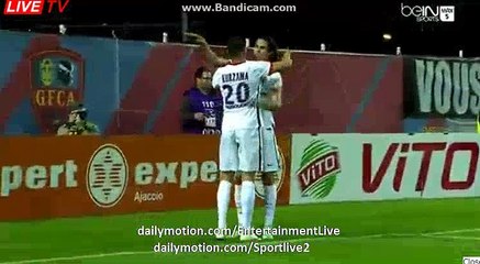 0:3 Cavani Hattrick Goal | Ajaccio 0-3 PSG