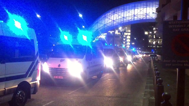 OM-Reims : des heurts sur le parvis du Vélodrome