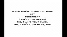 Jennifer Lopez - Ain't Your Mama (Lyrics) vevo vevo song vevo lyrics lyrics