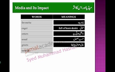 Media and Its Impact | Translation | Part 1 | English Class 9