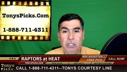 Miami Heat vs. Toronto Raptors Free Pick Prediction Game 3 NBA Pro Basketball Odds Preview