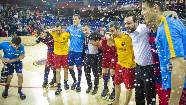 FCB Hoquei patins: Celebració del 27è títol de l’OK Lliga