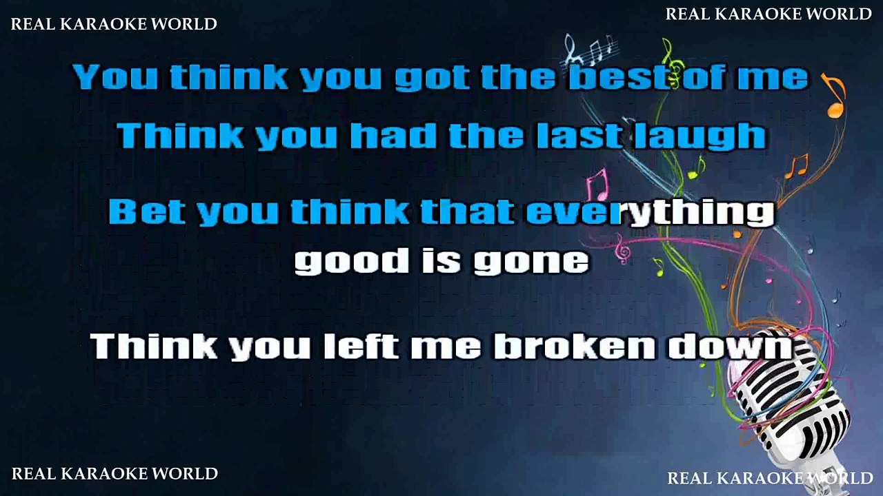 Kelly Clarkson Karaoke Stronger What doesn't kill you