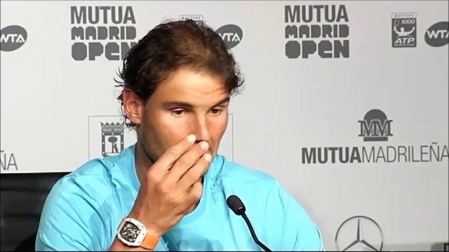 Rafael Nadal Press conference and Interview / SF Madrid Open 2016