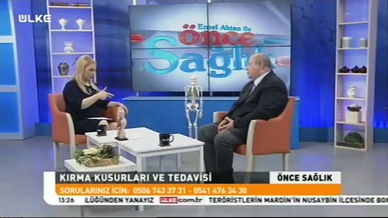 Op.Dr. Ertan Sunay Ülke Tv ‘de Emel Aktan’la Önce Sağlık programı No Touch Laser
