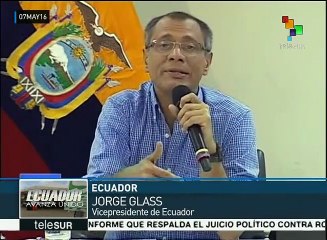 Jorge Glass: Gobierno de Ecuador se compromete a reconstruir el país