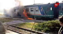 Treno in fiamme Passeggeri evacuati a Castelraimondo