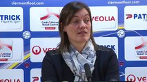 Réaction de Corinne Diacre après Clermont Foot 63 - Stade Brestois 29