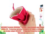 MUZZANO Pochette ORIGINALE Cocoon Rose bonbon pour NOKIA LUMIA 610 - Protection Antichoc ELEGANTE