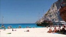 Navagio Beach - Shipwreck - Smugglers' Cove in Zakynthos Zante Island Greece