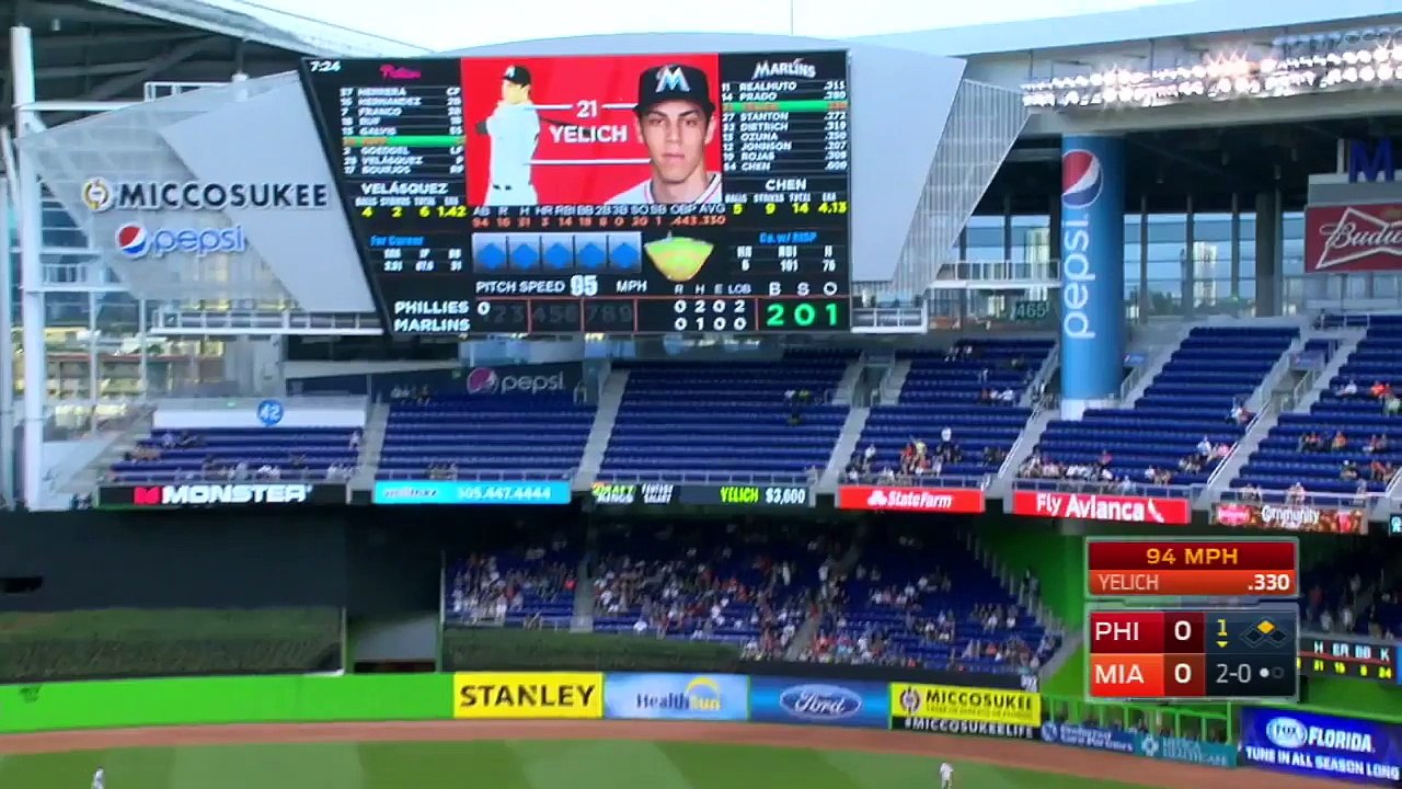 5-6-16 - Stanton's season-long homer leads Marlins
