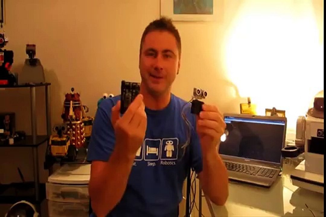 Ultrasonic Distance Sensor Robot Tutorial with DJ Sures