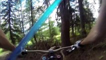 Downhill Biking GoPro HD Hero 3 Black Edition! Chest Mount View